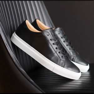 Greats Royale Nero Black Leather Shoe US 9 EU 42